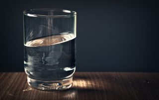 glass of water