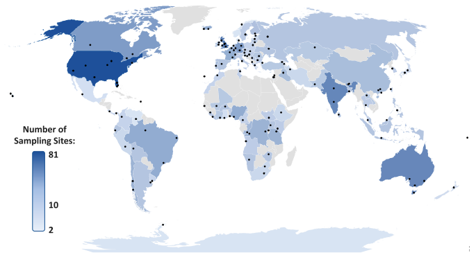 world rivers map