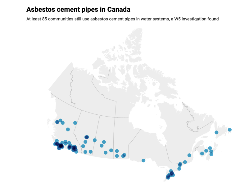 Asbestos map